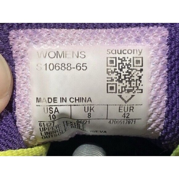 Saucony Endrophin Speed 2 Athletic Running Shoes Neon S10688-65 Women’s Size 10 - Picture 8 of 8